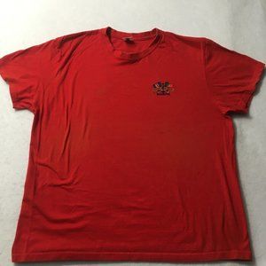 Vintage 90's madeira embroidered art print t shirt size 2XL Europe Keya